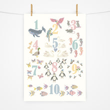 Load image into Gallery viewer, Number Chart Print | Beach Days
