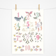 Load image into Gallery viewer, Number Chart Print | Rose Garden
