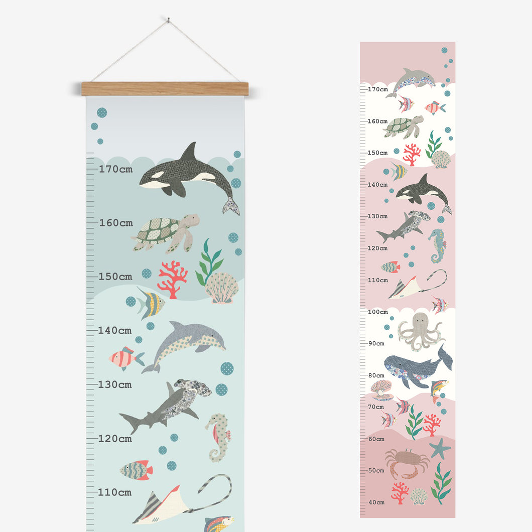 Under the Sea Height Chart