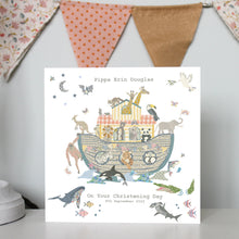 Load image into Gallery viewer, Christening Card | Noah&#39;s Ark
