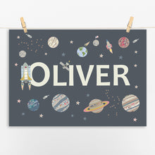 Load image into Gallery viewer, Personalised Space Name Print
