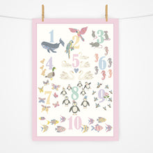 Load image into Gallery viewer, Number Chart Print | Rainbow Pastels
