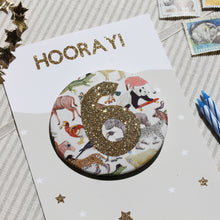 Load image into Gallery viewer, Liberty Birthday Badge -  Animals and Stars
