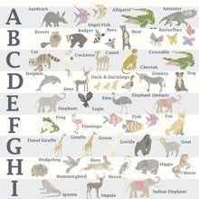 Load image into Gallery viewer, New Baby Card | Animals, Hearts &amp; Butterflies

