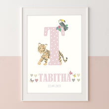Load image into Gallery viewer, Personalised Initial Print | Hearts &amp; Butterflies | Various Colours
