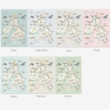 Load image into Gallery viewer, UK Map | Floral Edition | Various Colours
