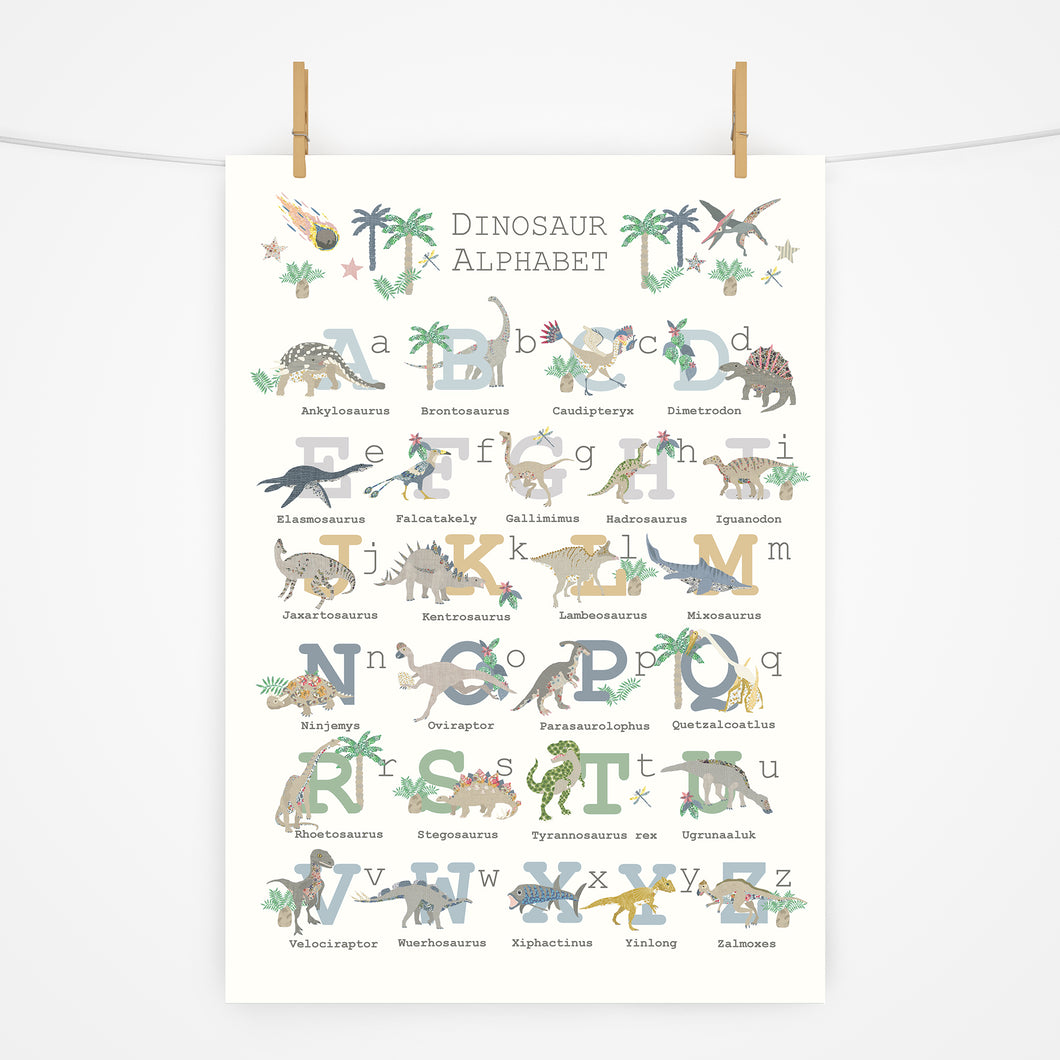 Dinosaur Alphabet | Various Colours