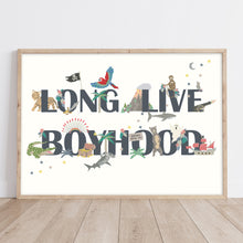 Load image into Gallery viewer, Long Live Boyhood Print

